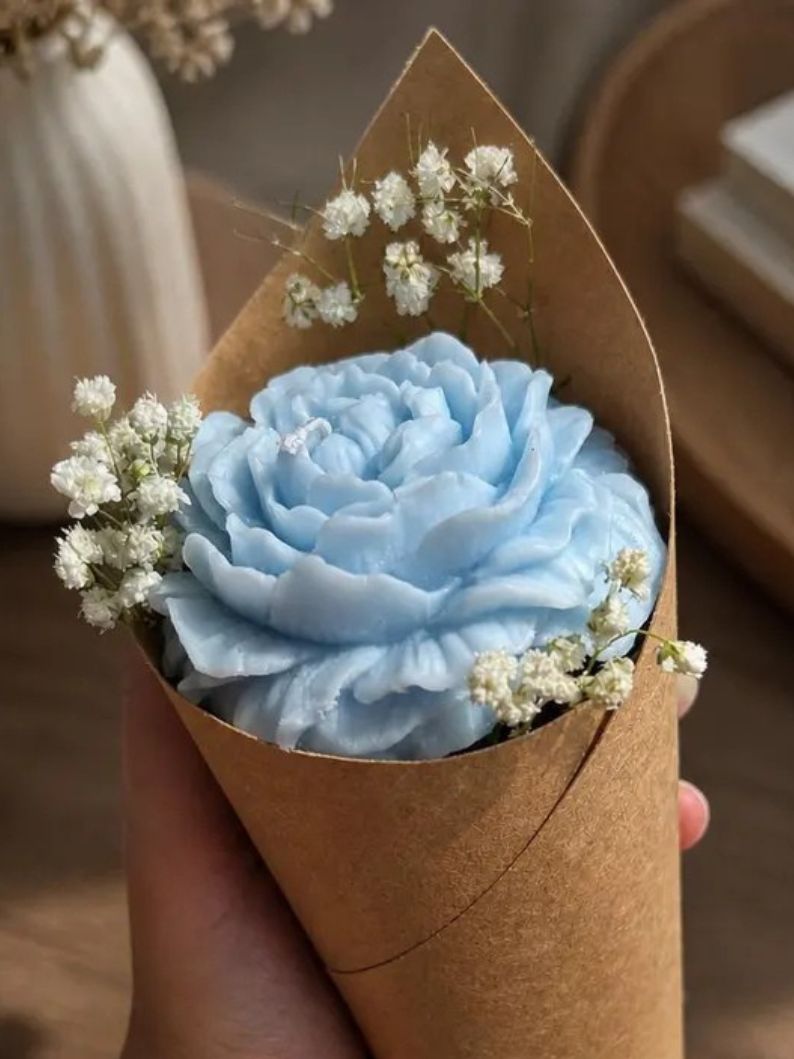 Flower Candle Bouquet | bulk corporate gift | Father’s day gift | Bridal Shower gift | Baby shower favors | party favors | graduation gift - Image 3