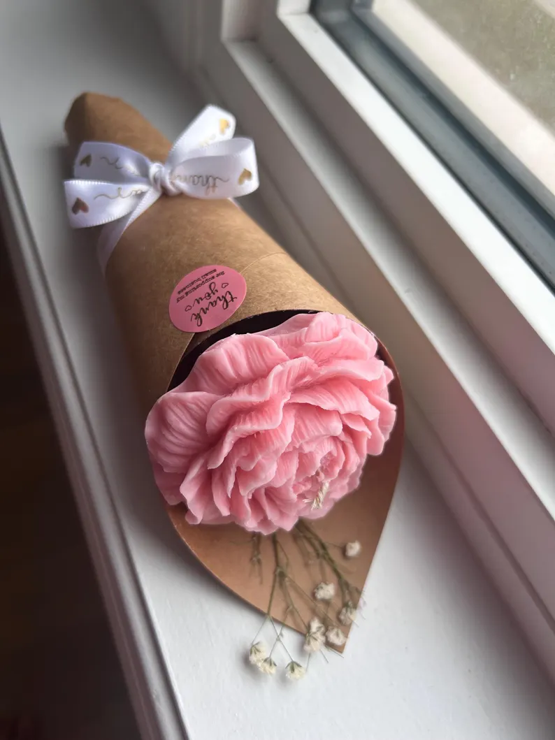 Flower Candle Bouquet | bulk corporate gift | Father’s day gift | Bridal Shower gift | Baby shower favors | party favors | graduation gift - Image 11